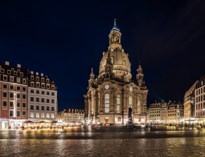 Dresden Nhà thờ Frauenkirche - biểu tượng phục hưng và hòa bình của Dresden.